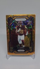 2023 Prizm Football K.J. HENRY Orange Lazer Prizm Washington Commanders #400