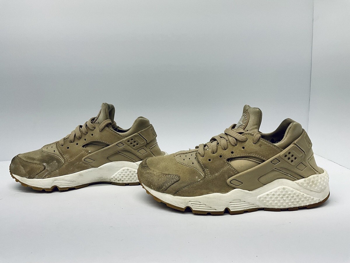 Nike Air Huarache Run Women's Running Shoes Us Beige Sneaker AA0524-200