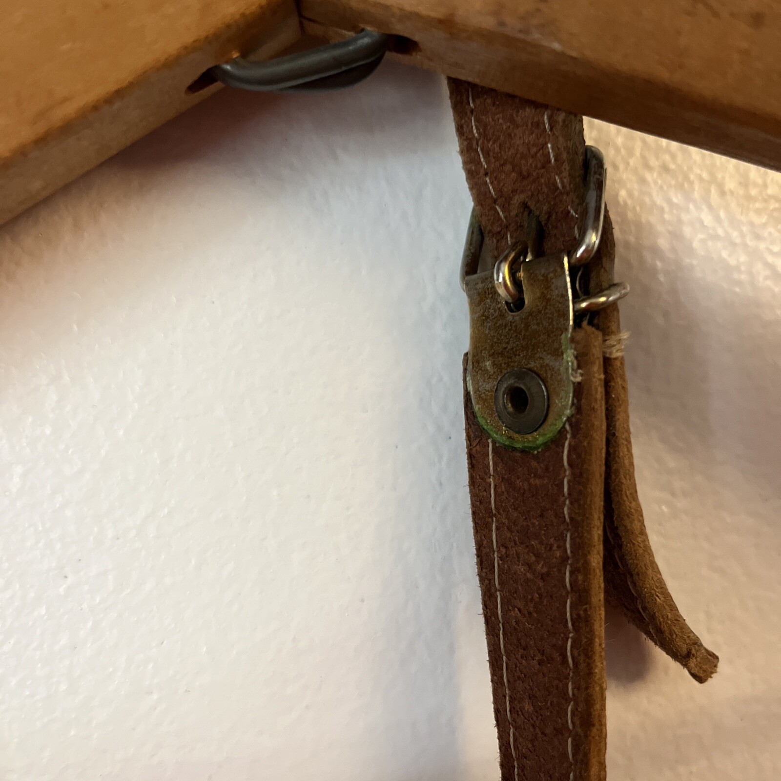 Vintage Tooled Patchwork Leather Artisan Black Br… - image 6