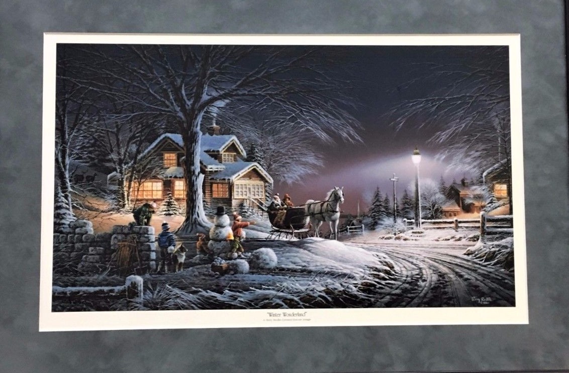 Redlin, Terry-Winter Wonderland-Landscape-Holiday-Art For Sale | eBay