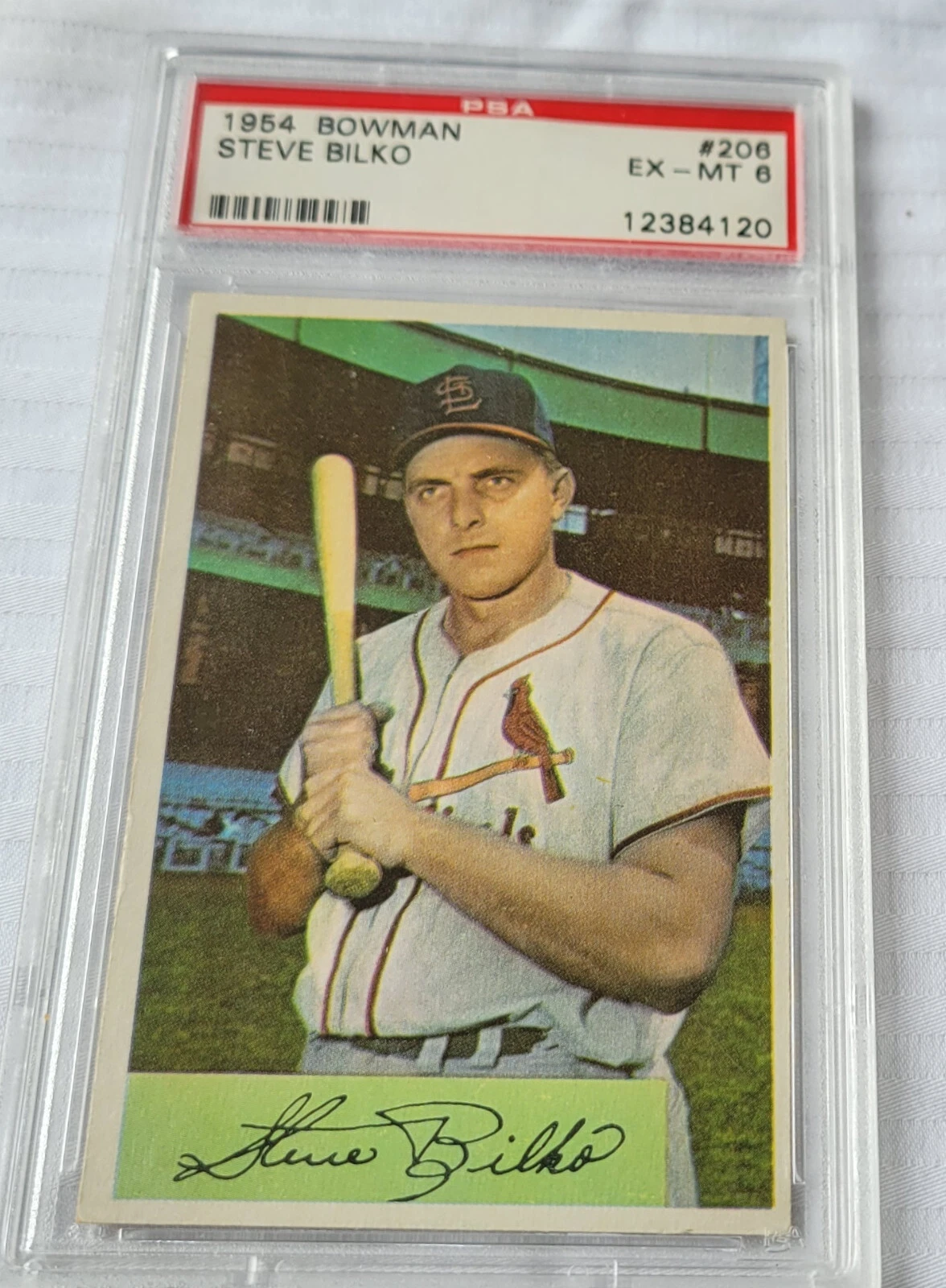 Steve Bilko trading card