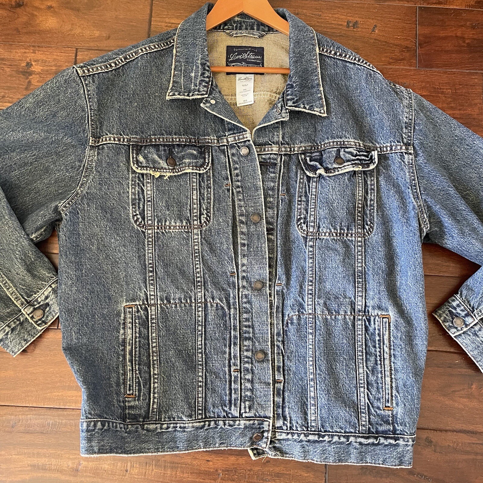 Levis Men’s 3X Denim Truckers Jacket Gem