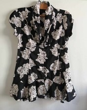 Tunique noire et blanche coton