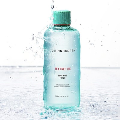 Bring Green Tea Tree Cica Soothing Toner 500ml Pore Exfoliating Calming