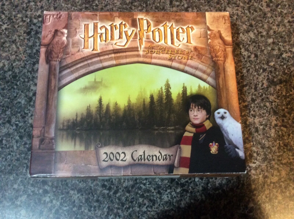 Harry Potter & Hedwig 2002 DESK Daily CALENDAR * New Original Never Used |  eBay