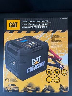 CAT Cube 1750A Lithium 4in1 Tragbare Starthilfe + Luftkompressor + LED + USB-C 