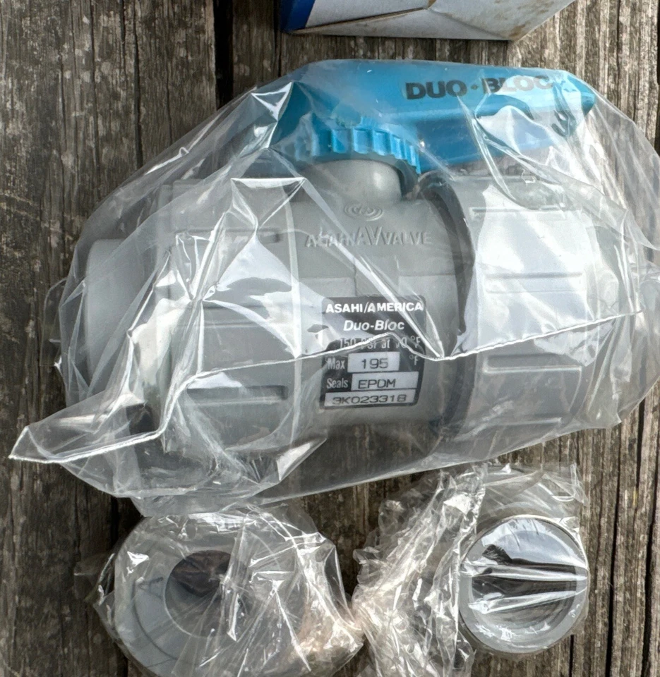 ASAHI/AMERICA DUO-BLOC 3/4 INCH BALL VALVE., EPDM SEALS - Image 3 of 4