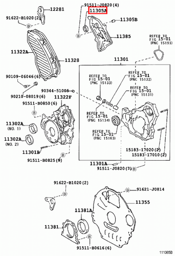 Genuine LandCruiser HZJ81 HZJ80 HZJ79 HZJ78 HZJ77 1HZ Cam Shaft Oil Seal - Picture 14 of 20