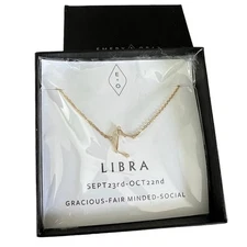Libra Zodiac Constellation Necklace Emery & Opal