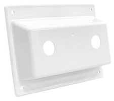 White RV Faucet Bezel Stand Off Faucet Cover for RV Caravans Shower RV Camper