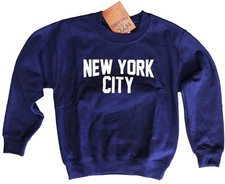 New York City Youth shirt Screenprinted Navy Blue Boys Lennon sweatshirt