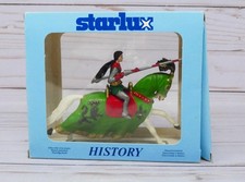 Starlux FA-42054, Medieval Knight on Horseback Figure in Original Box 60mm