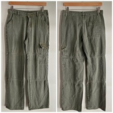 Vintage 90  s y2k green cargo baggy pants