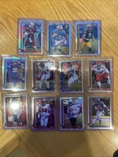 2025 Topps Chrome Football Rookie And Silver Lot Of 11 Cards