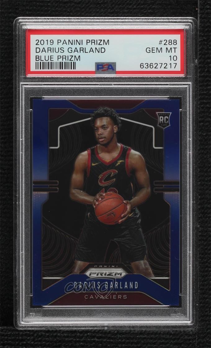 2019-20 Panini Prizm Blue 23/199 Darius Garland #288 PSA 10 GEM MT Rookie RC 4m4
