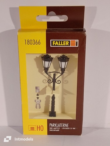 Faller 180366 Twin Park Light Estilo Clásico HO con Enchufe Pin Nuevo Sellado | Condition: New