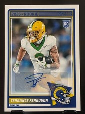 2025 Panini Score Football Terrance Ferguson  #72 Rookie AUTO Rams