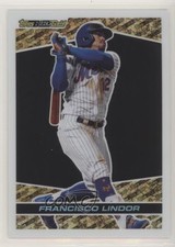 2021 Topps Chrome Update Target Topps Black Gold Francisco Lindor #BGC-5 ut4