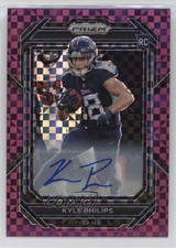 2022 Panini Prizm Rookies Purple Power 9/49 Kyle Philips #357 Auto yl0