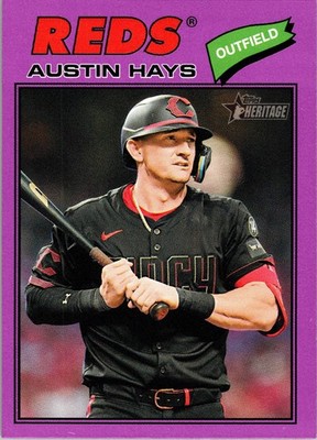 2026 Topps Heritage - Austin Hayes Light Purple Border #80 | eBay