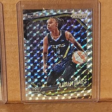 Aziaha James 2025 WNBA Prizm Mosaic Prizm Rookie Card #3/3 Dallas Wings