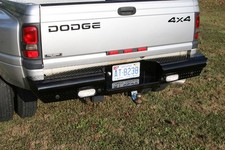 Fab Fours Dr94-t1650-1 Black Steel Ranch Rear Bumper Fits Ram 2500 Ram 3500