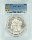 1878-CC PCGS MS62 Morgan Silver Dollar Blast White