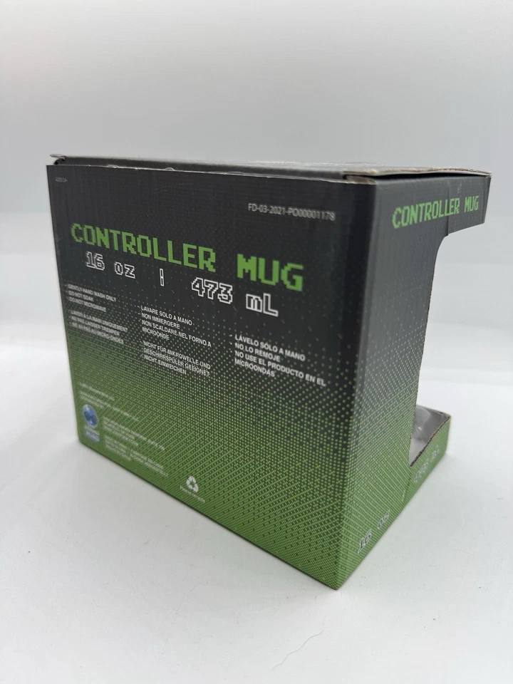 Taza de café Joysticks para videojuegos para jugadores 15 oz Just Funky Foto 3 de 4