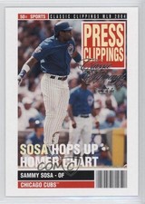 2004 Fleer Classic Clippings Press Sammy Sosa #19PC 9bp