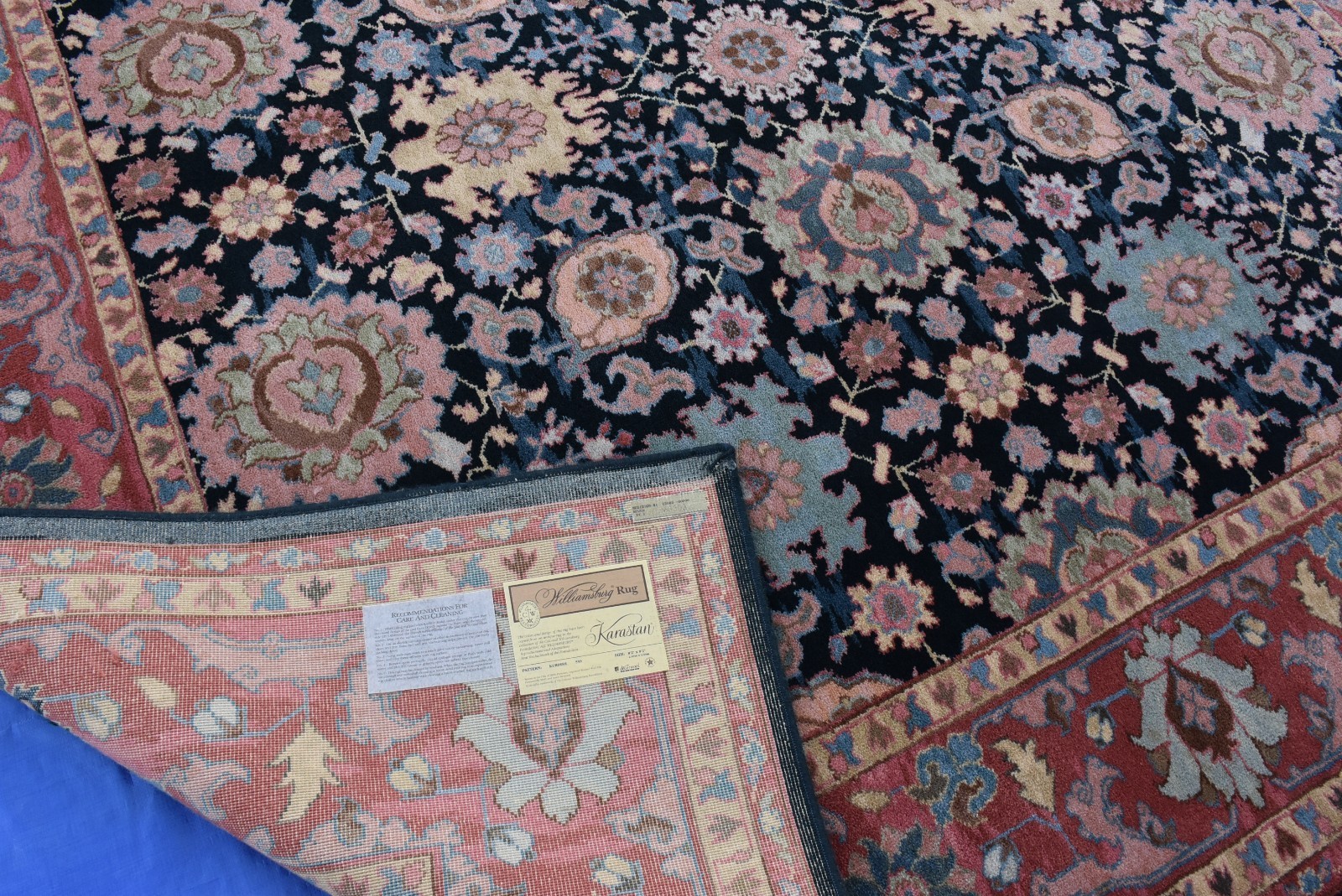 KARASTAN WILLIAMSBUR RUG 559 KURDISH 8.2x8.2 Square Very Nice