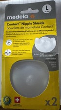 Medela Contact Nipple Shields L 24mm for Breastfeeding Latching Difficulties