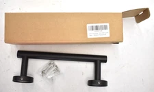 Z Mayabbo Hand Towel Holder Wall Mounted Matte Black Finish 9" Long SUS304