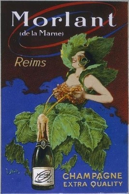 Morlant Champagne Reims Art Nouveau French Poster Print 24x36