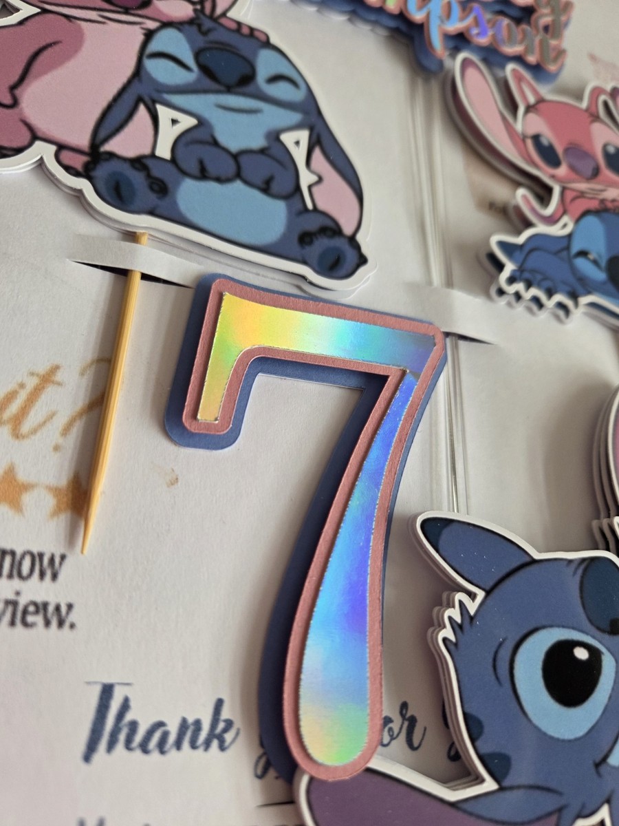 Stitch Cake Topper 3d Con Shaker - Sakura Artesania - Foto 2