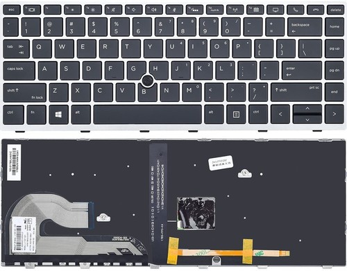 Replacement Backlight Keyboard for HP EliteBook 840 G5 840 G6 & EliteBook 745... - Photo 4/4