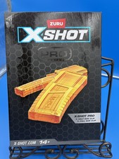 ZURU X-Shot Pro Series Blaster Clip Set 1x Half 1x Full Size Magazine Orange NEW