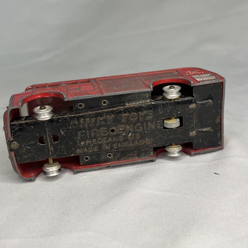 Dinky 259 Dennis Fire Engine Red Play Worn Made in England - Picture 3 of 7