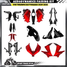 Bodywork Fairing Kit For Triumph Daytona 660 2024-2025 ABS Plastic Red Black