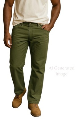 Carhartt FE CAT 2 Original Fit Mid Weight Green Canvas Workwear Jean 44 x 32 NEW