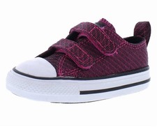 Chuck Taylor 2V All Star Easy On Sparkle Oxford Infant/Toddler Sneakers  Size 5
