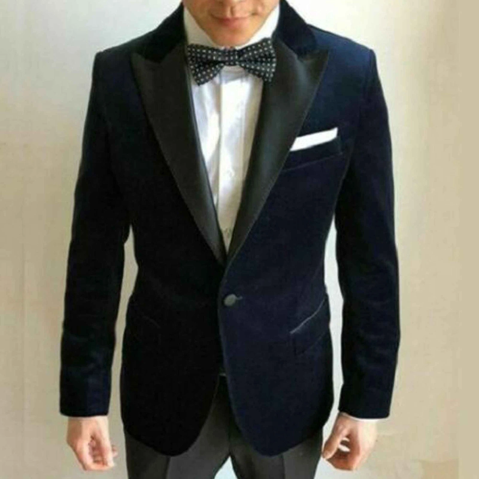 Men's Classic Blue Velvet Blazer Designer Party Wear Wedding Dinner Blazer