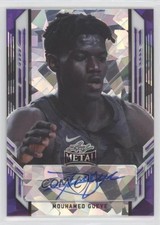 2021 Leaf Metal Portrait Purple Crystals 17/20 Mouhamed Gueye #PA-MG1 Auto 0c2