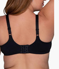 NWT Vanity Fair Black Full Figure Back Smoothing Bra, 4 Way Stretch Fabric 40DDD — photo 2