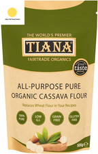 Fairtrade Organic Cassava Flour, Premium Quality and Purity, 500G 24.24 per kilo