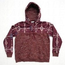 Hooey Brand Hoody Men  s Large Geometric Aztec Print Pullover Sweatshirt Western