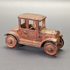 Vintage Cast Iron Model T Toy Car - 4"