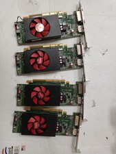 LOT OF 4 AMD Radeon 109-C55257-01 02 1GB DVI PCIe Graphics Card V290 VER 1.1