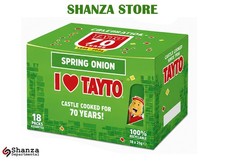 Tayto Spring Onion Crisps 18x 25g |UK Fast Dispatch