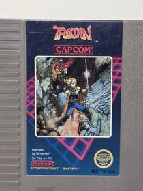 🕹🗡 Trojan **5 Screw Variant** (NES, 1987) Cleaned, Tested and Working.