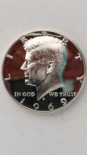 1969-S United States, Proof 40% Silver, Kennedy Half Dollar